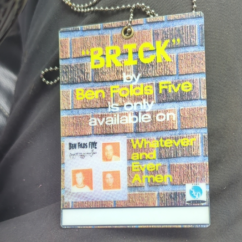 Ben Folda Five 'Brick' Album Promo Badge